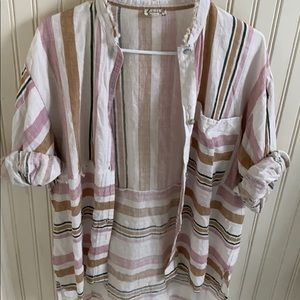 Linen free people top